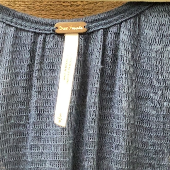 NWT Free People Float Away Ruffle Peplum Blouse Size Small - Picture 4 of 10